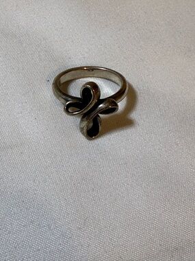 James Avery Silver Eternal Ribbon Cross Ring - Silver